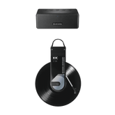 Sound Burger Portable Bluetooth Turntable and Speaker Bundle AT-SB727-BDL65X