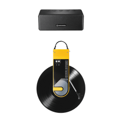 Sound Burger Portable Bluetooth Turntable and Speaker Bundle AT-SB727-BDL65X