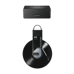 Sound Burger Portable Bluetooth Turntable and Speaker Bundle AT-SB727-BDL65X