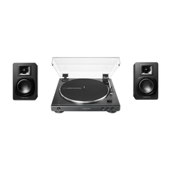Automatic Wireless Belt-Drive Turntable and Speaker Bundle AT-LP60XBT-BDL3X