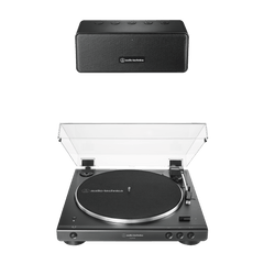 Automatic Wireless Belt-Drive Turntable and Speaker Bundle AT-LP60XBT-BDL65X