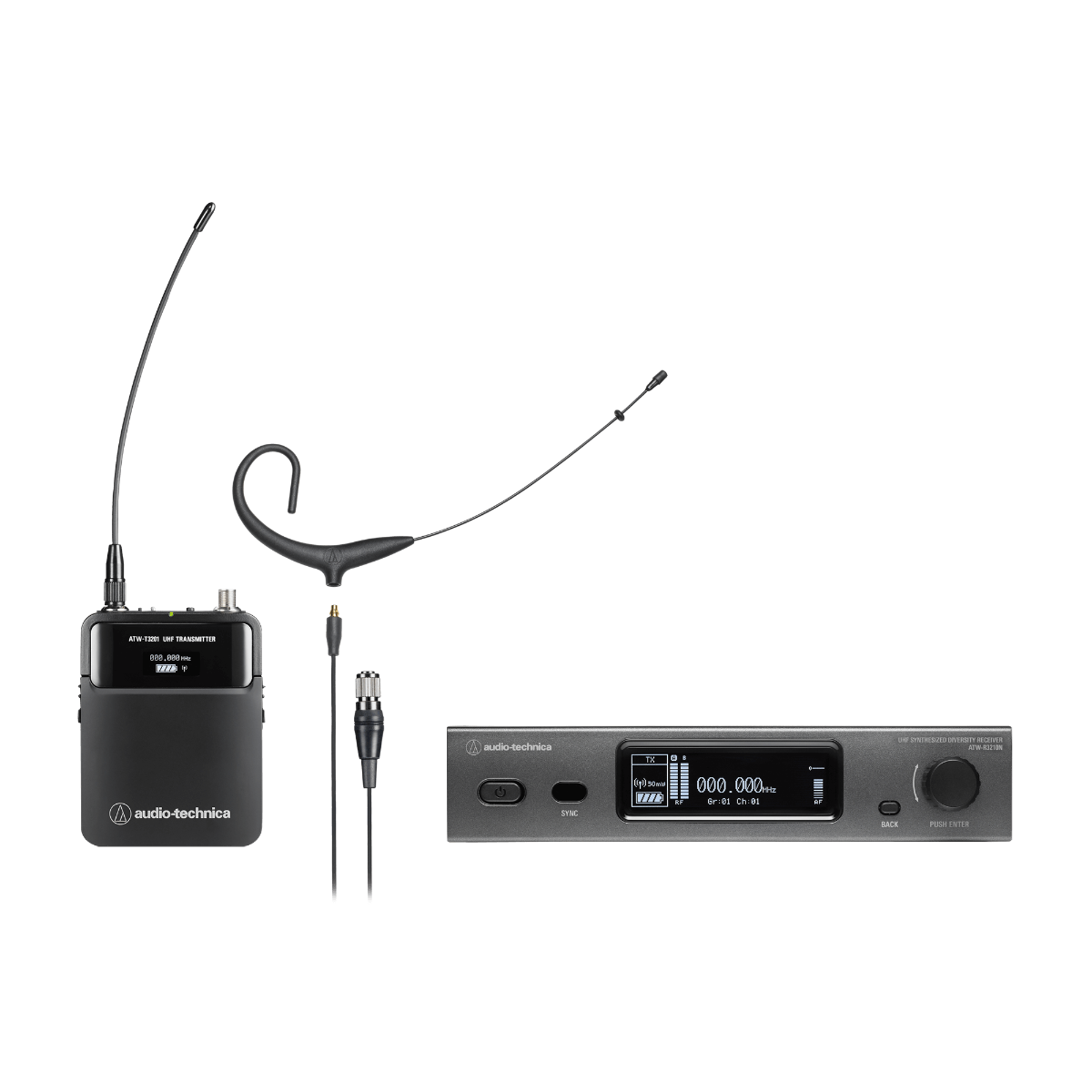 3000 Series Wireless Headworn Microphone System (Network-Enabled) ATW-3211N892X