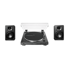 Automatic Belt-Drive Turntable and Speaker Bundle AT-LP60X-BDL3X