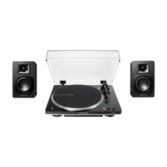 Automatic Wireless Belt-Drive Turntable and Speaker Bundle AT-LP70XBT-BDL3X